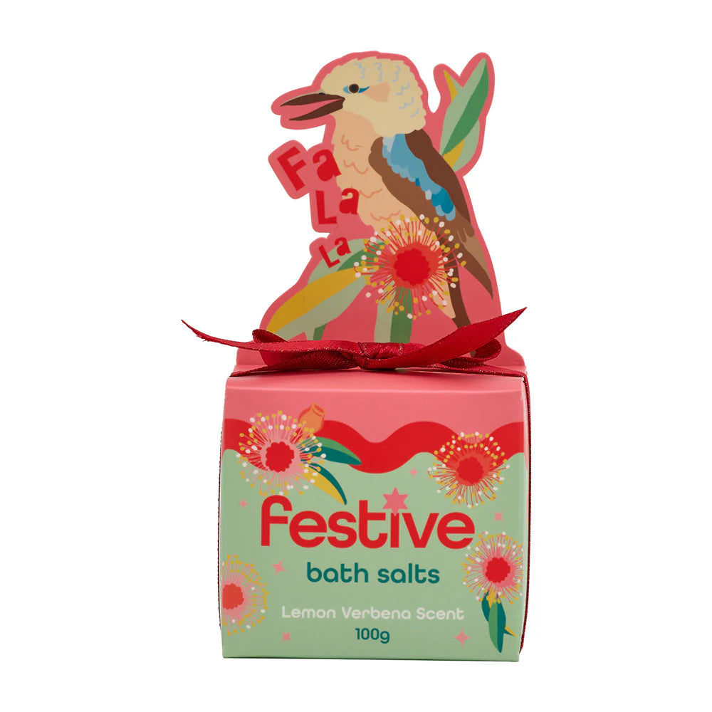 Festive Bath Salts - Lemon Verbena Scent