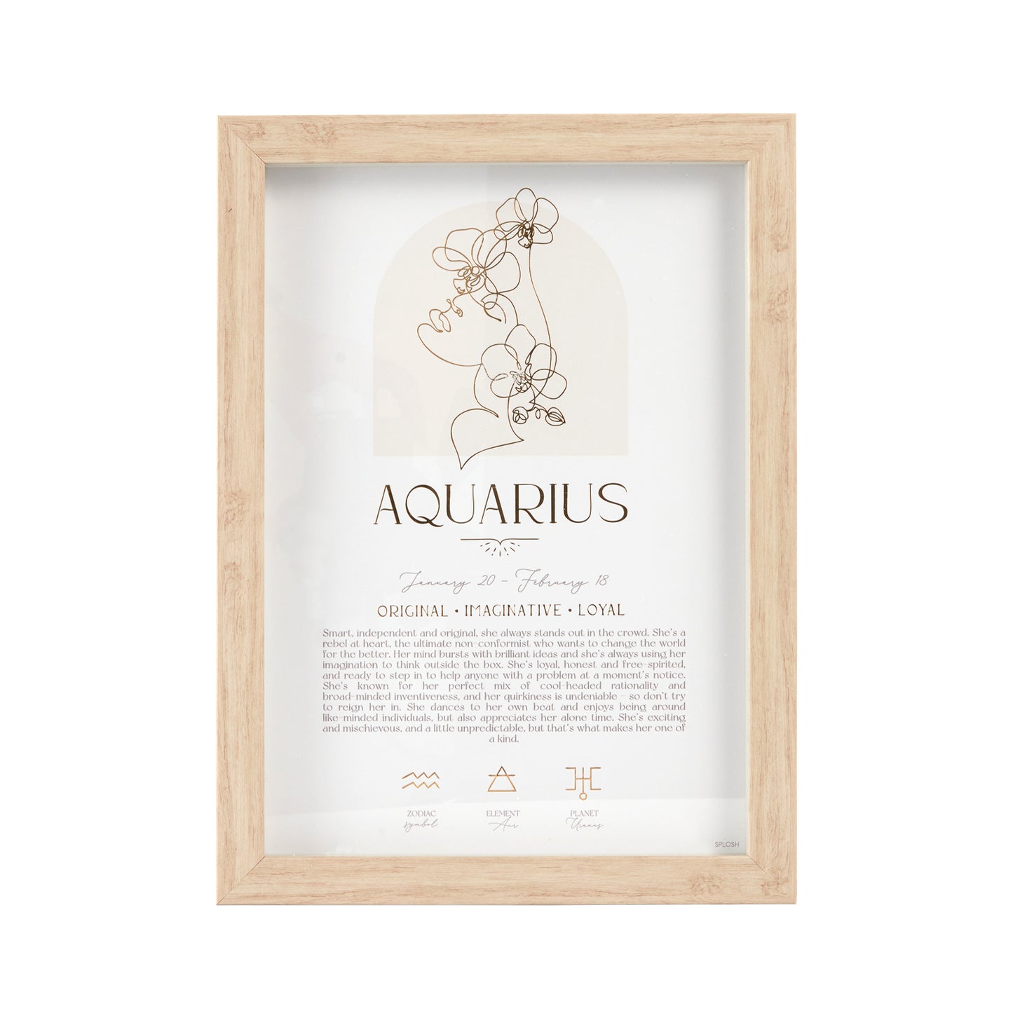 Aquarius Framed Print - SPOLSH