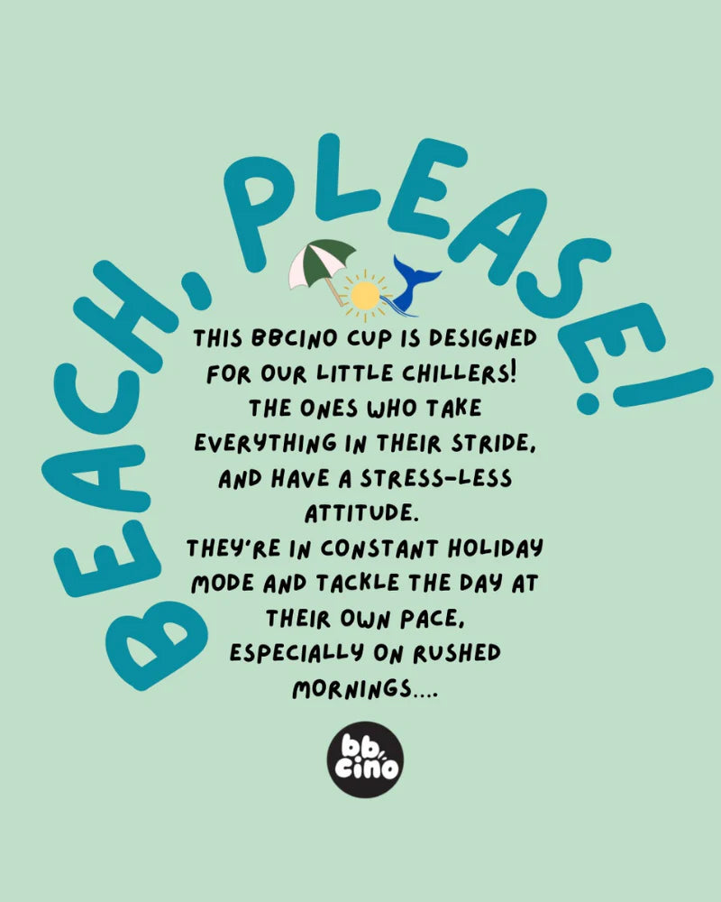 Beach Please Reusable Cino Cup (120ml) - BBcino