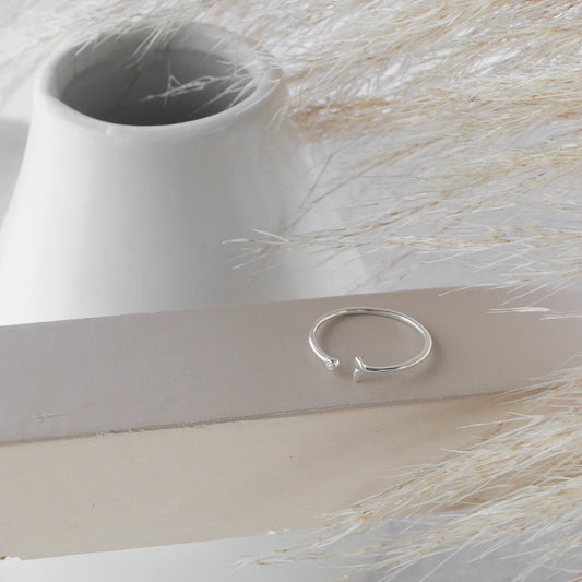 Minimalist Whale Tail Ring