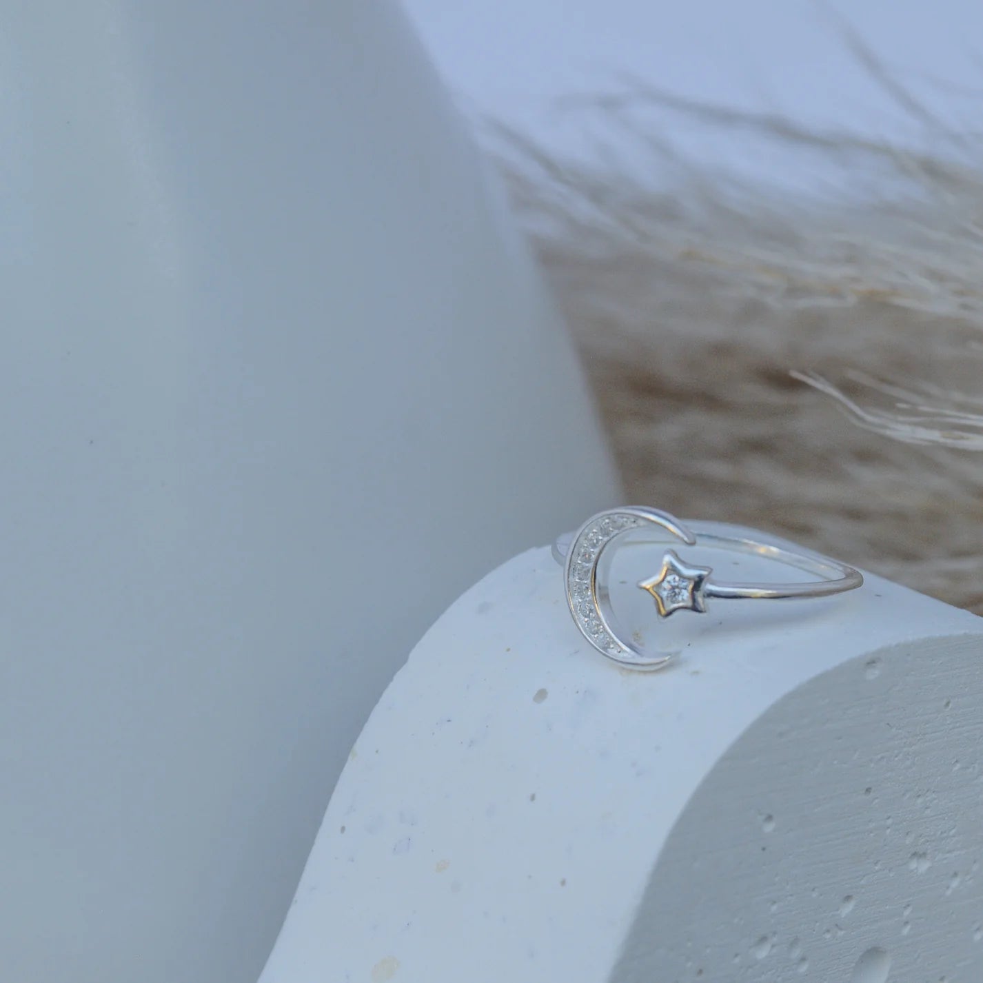 Sterling Luna Ring - SAHARA SUN