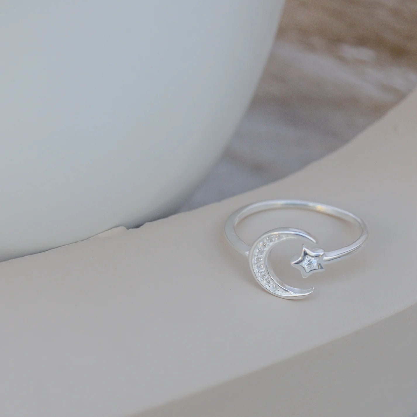 Sterling Luna Ring - SAHARA SUN