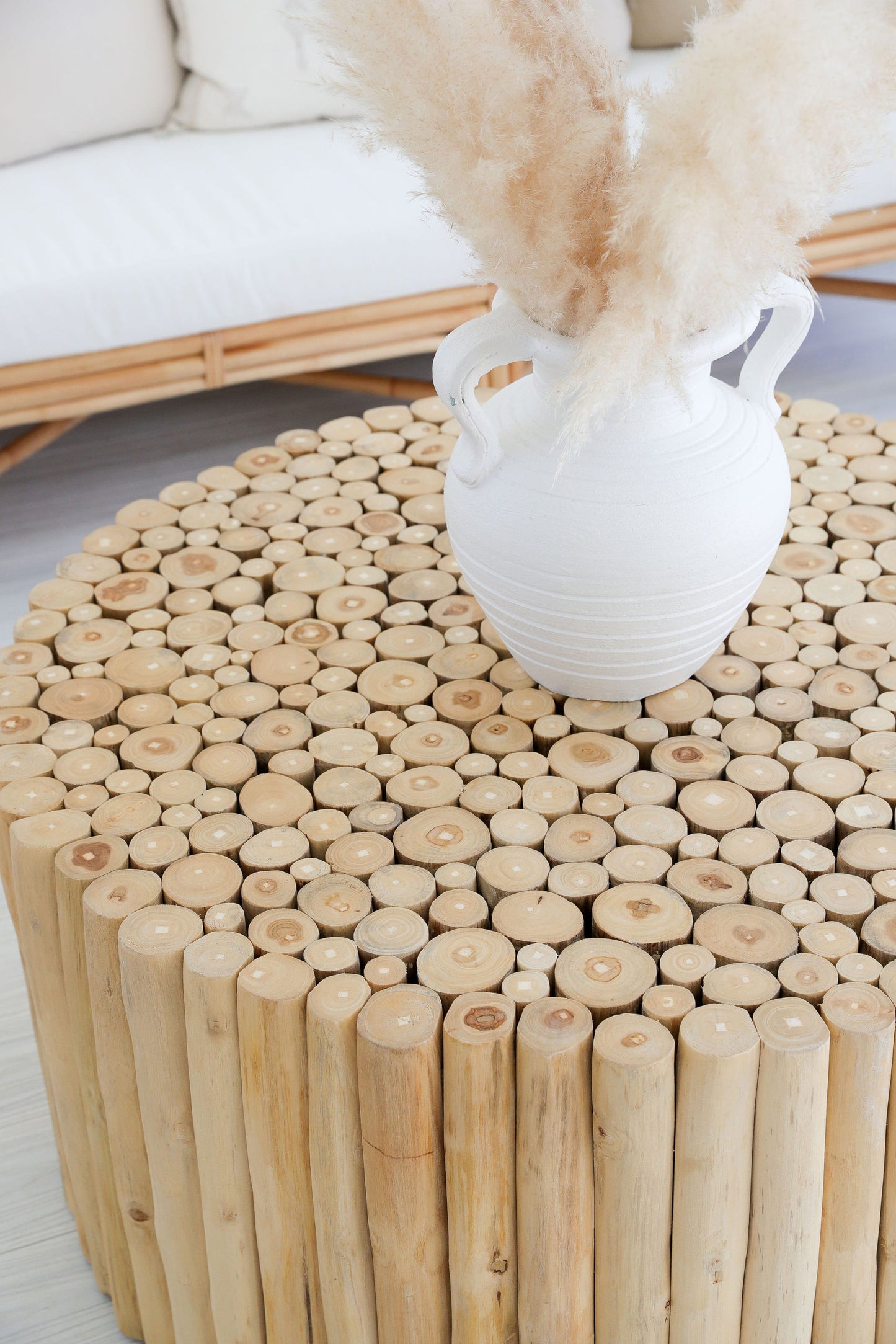 Byron Teak Round Coffee Table