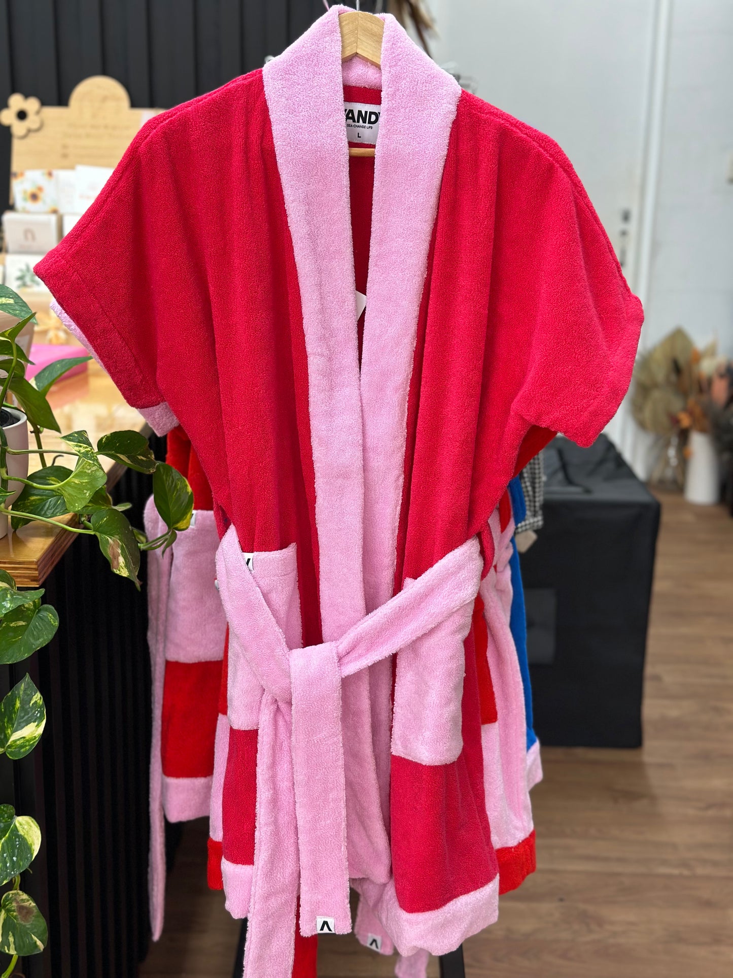 Burleigh Robe Raspberry/pink - VANDY