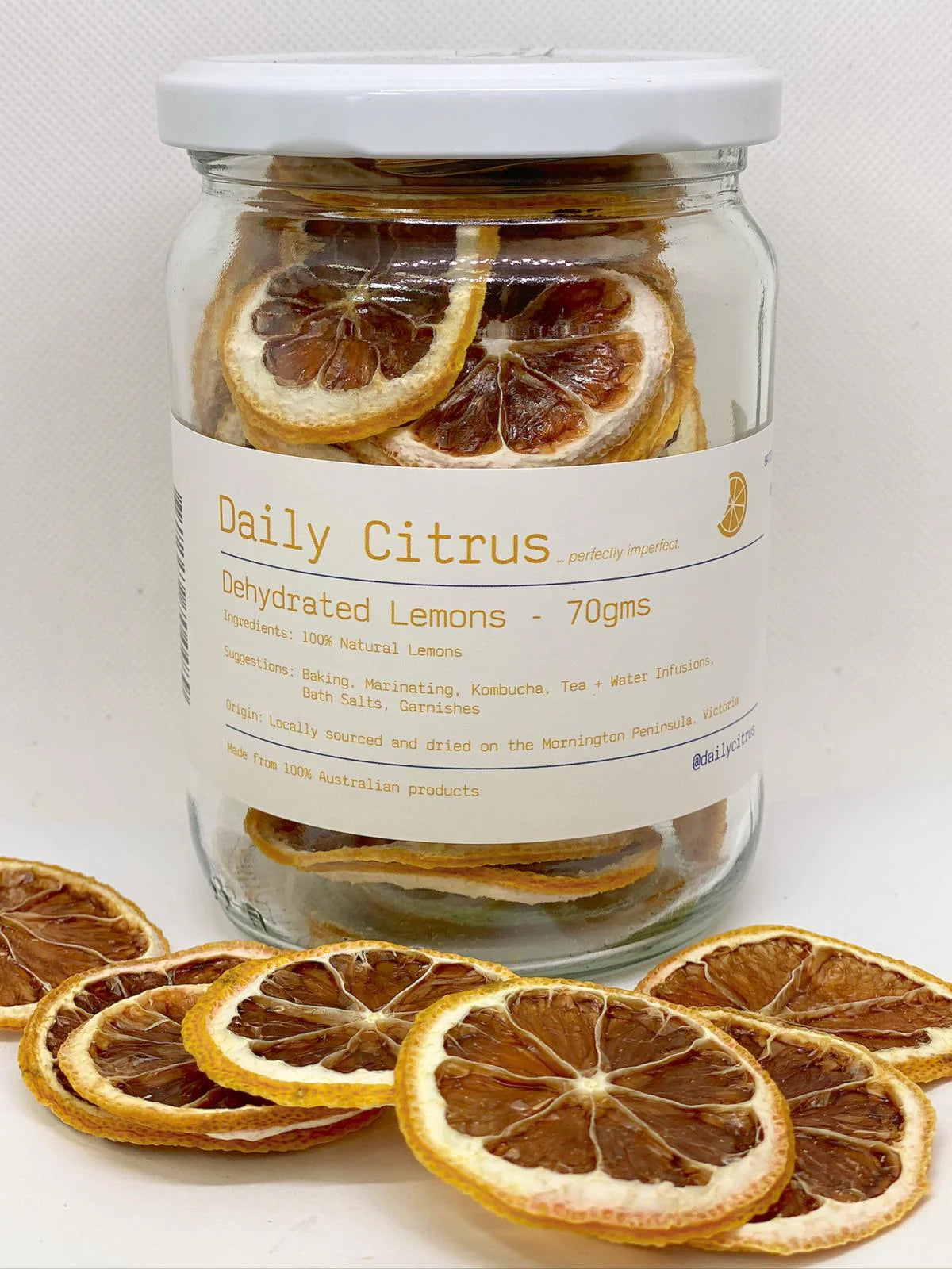 Dehydrated Lemon 70gms - THE PEEL THING