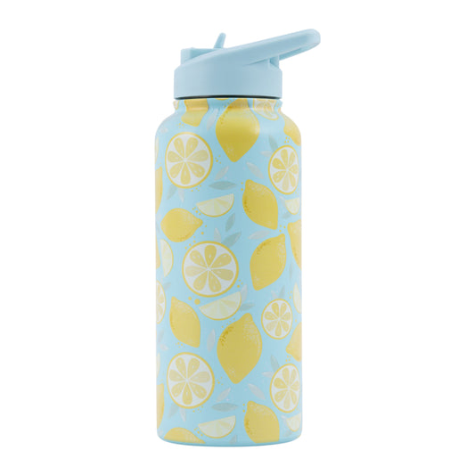 Lemon Insulated Water Bottle 950ml - SPLOSH