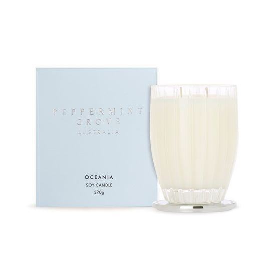 Oceania Soy Candle 370g - PEPPERMINT GROVE