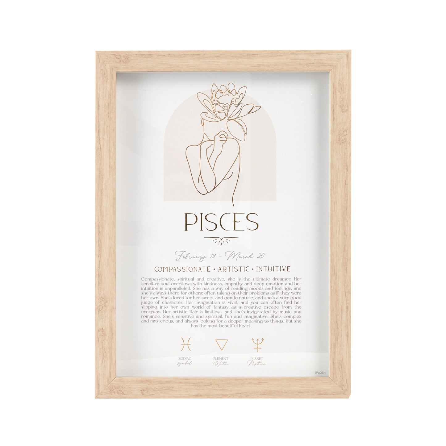 Pisces Framed Print - SPOLSH