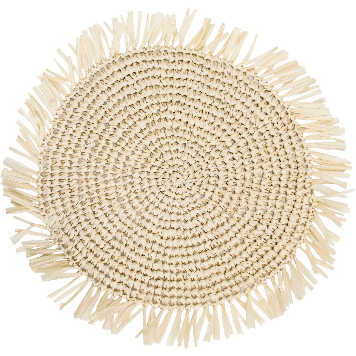 Raffia Round Placemate
