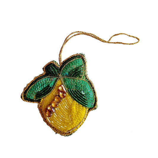 Lemon Beaded Hanging Decoration - ZODA
