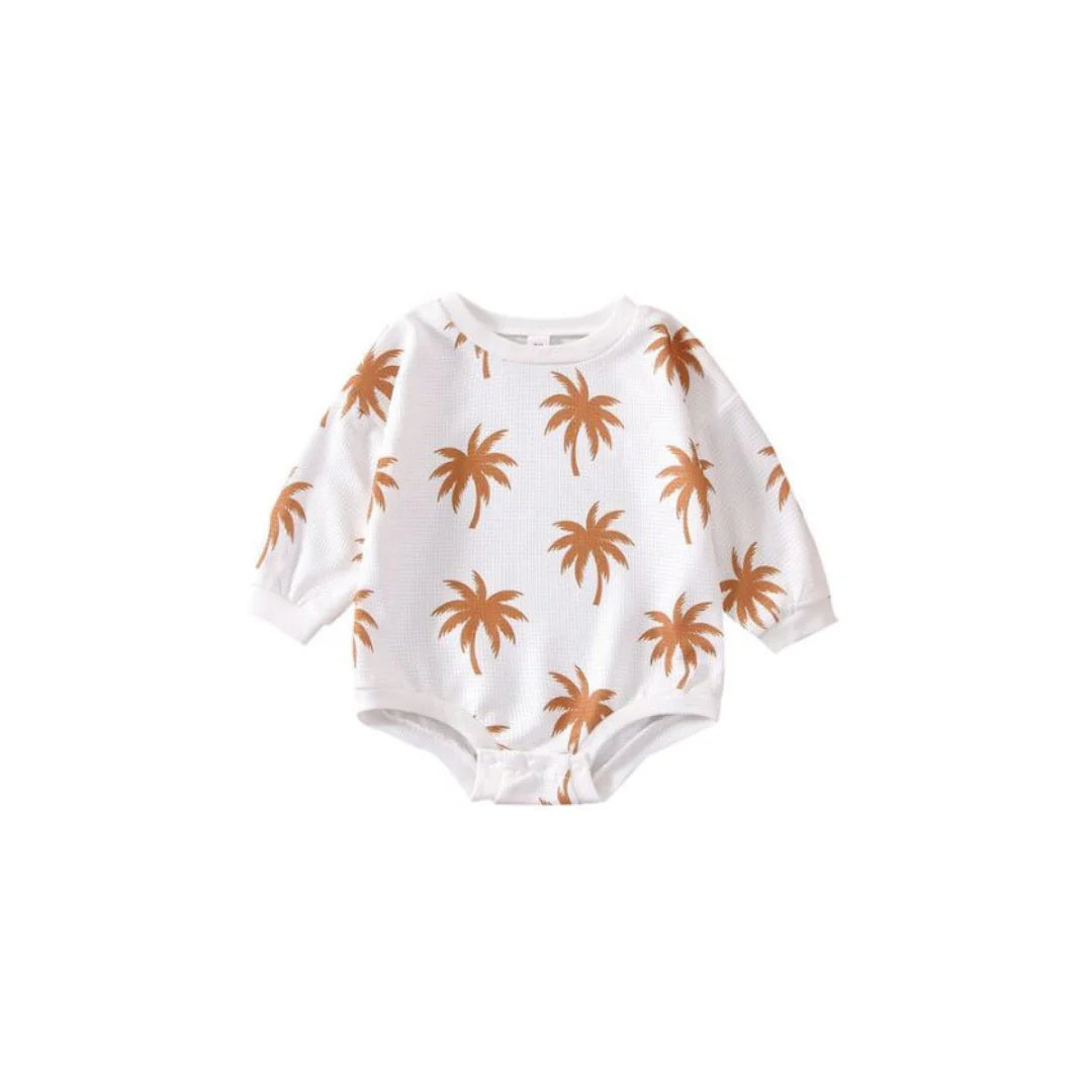 Waffle Knit Palm Romper- MINI ZALI