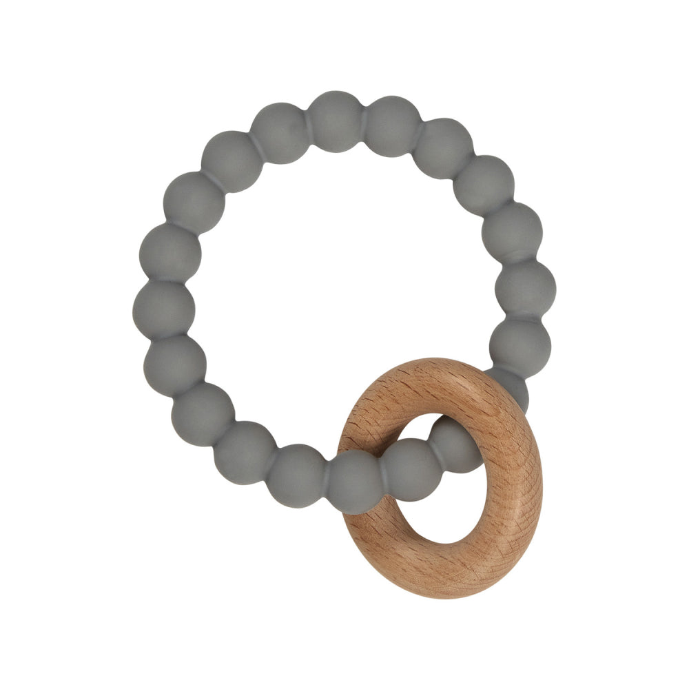 Grey Silicone Teether - SPOLSH