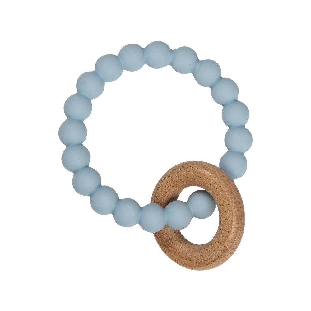 Blue Silicone Teether - SPOLSH