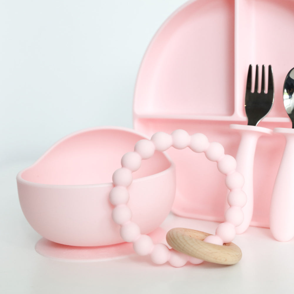 Pink Silicone Teether - SPOLSH