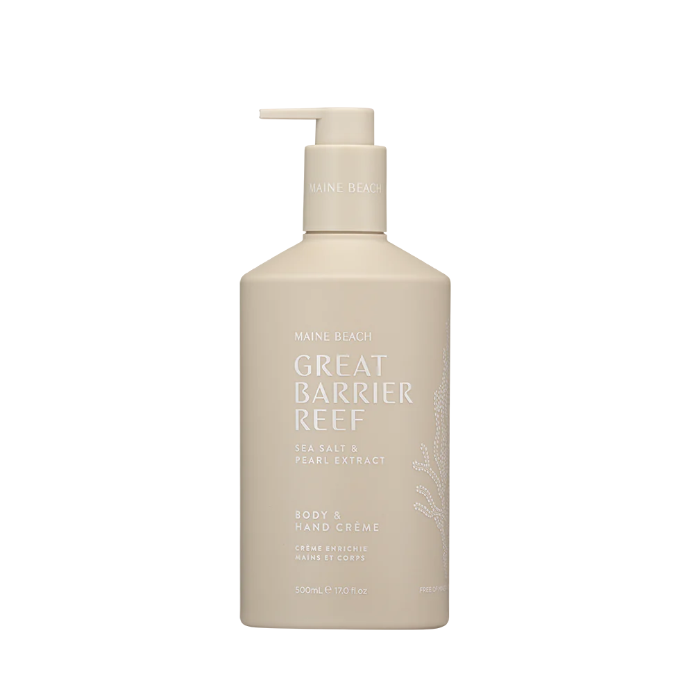 Great Barrier Reef Sea Salt Body & Hand Crème 500ml - MAINE BEACH