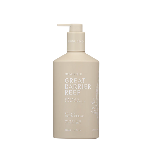 Great Barrier Reef Sea Salt Body & Hand Crème 500ml - MAINE BEACH