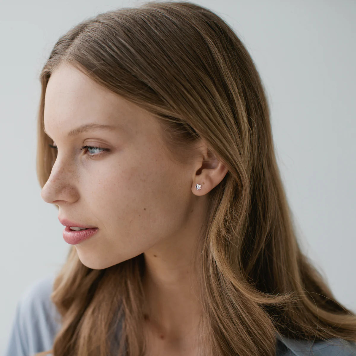 Daisy Day Studs (Sliver) - SOPHIE