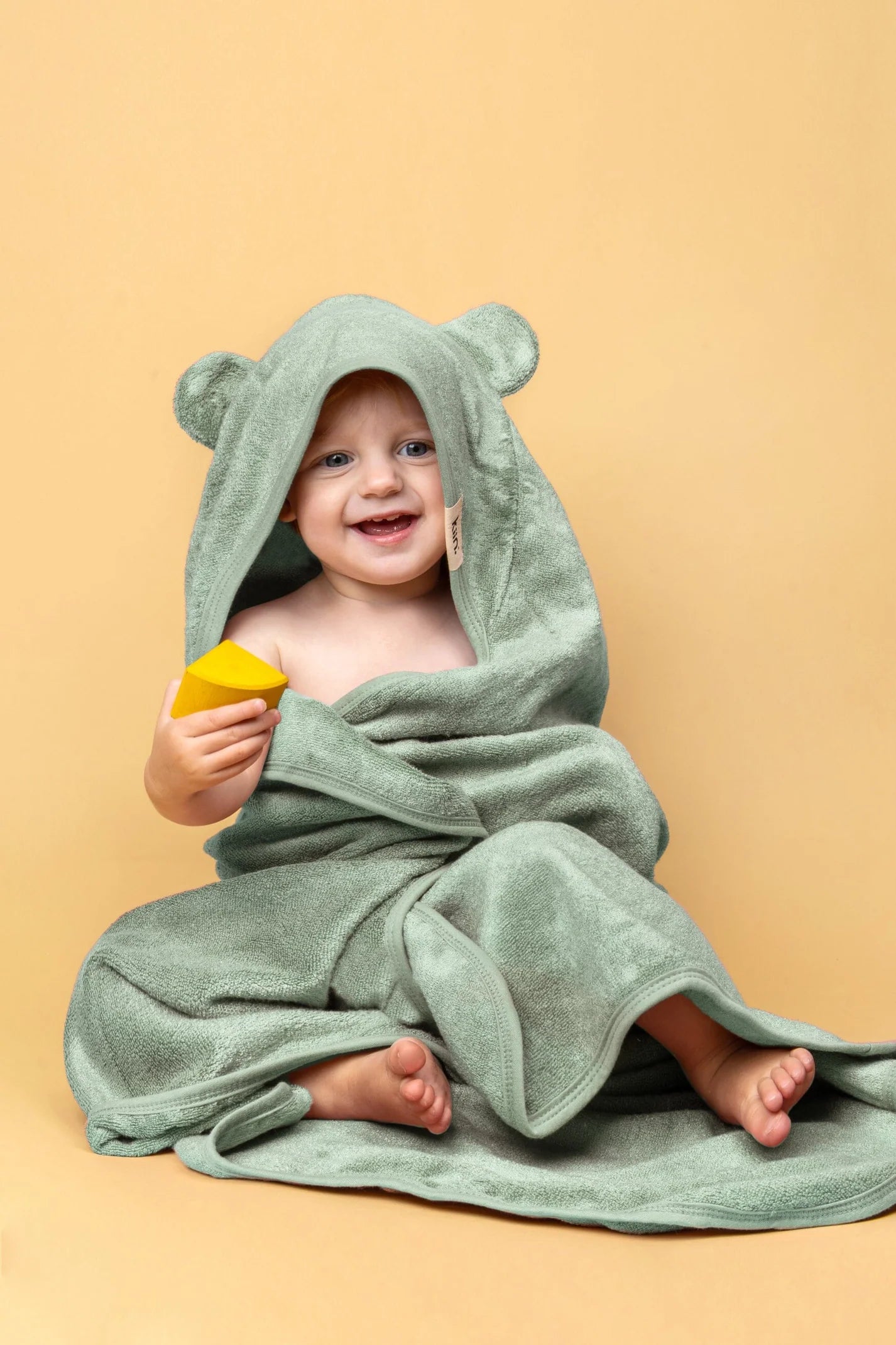 Sage Hooded Towel - KIIN BABY