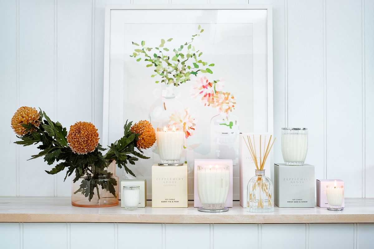 Patchouli & Bergamot Soy Candle 370g - PEPPERMINT GROVE
