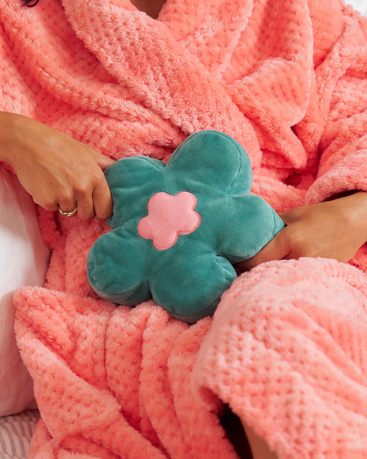 Green Flower Heatable Pillow - ANNABEL TRENDS