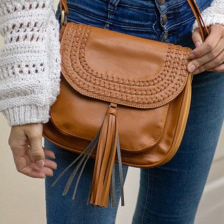 IVANA: Vegan Leather Bag Amber - MINDFUL STEPS