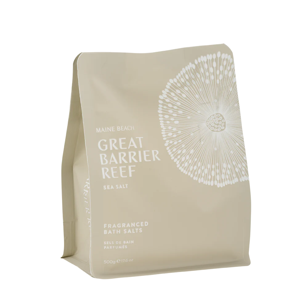 Great Barrier Reef Bath Salts Pouch 500g - MAINE BEACH
