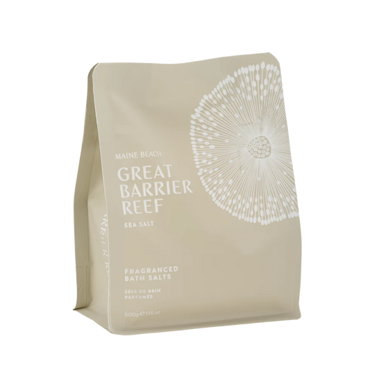 Great Barrier Reef Bath Salts Pouch 500g - MAINE BEACH