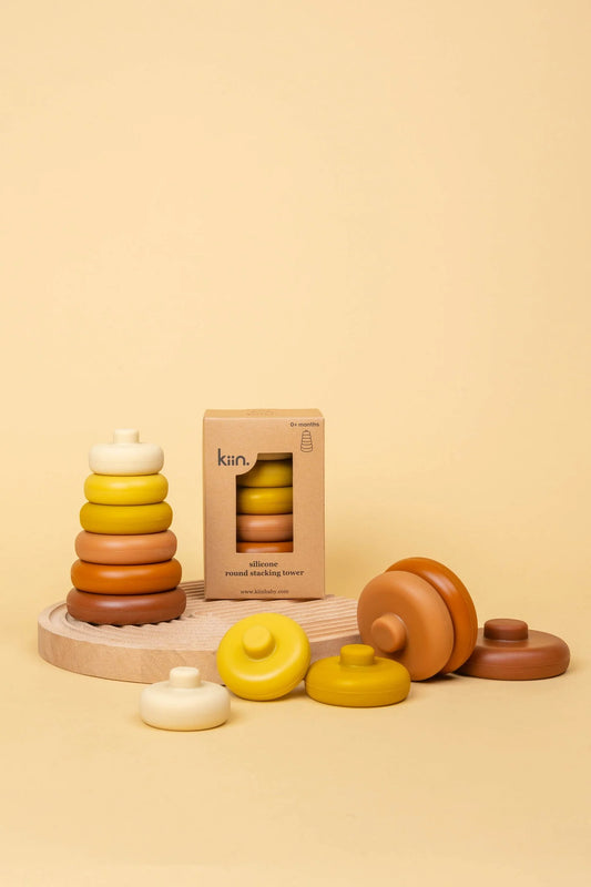 Silicone Round Stacking Tower - KIIN BABY