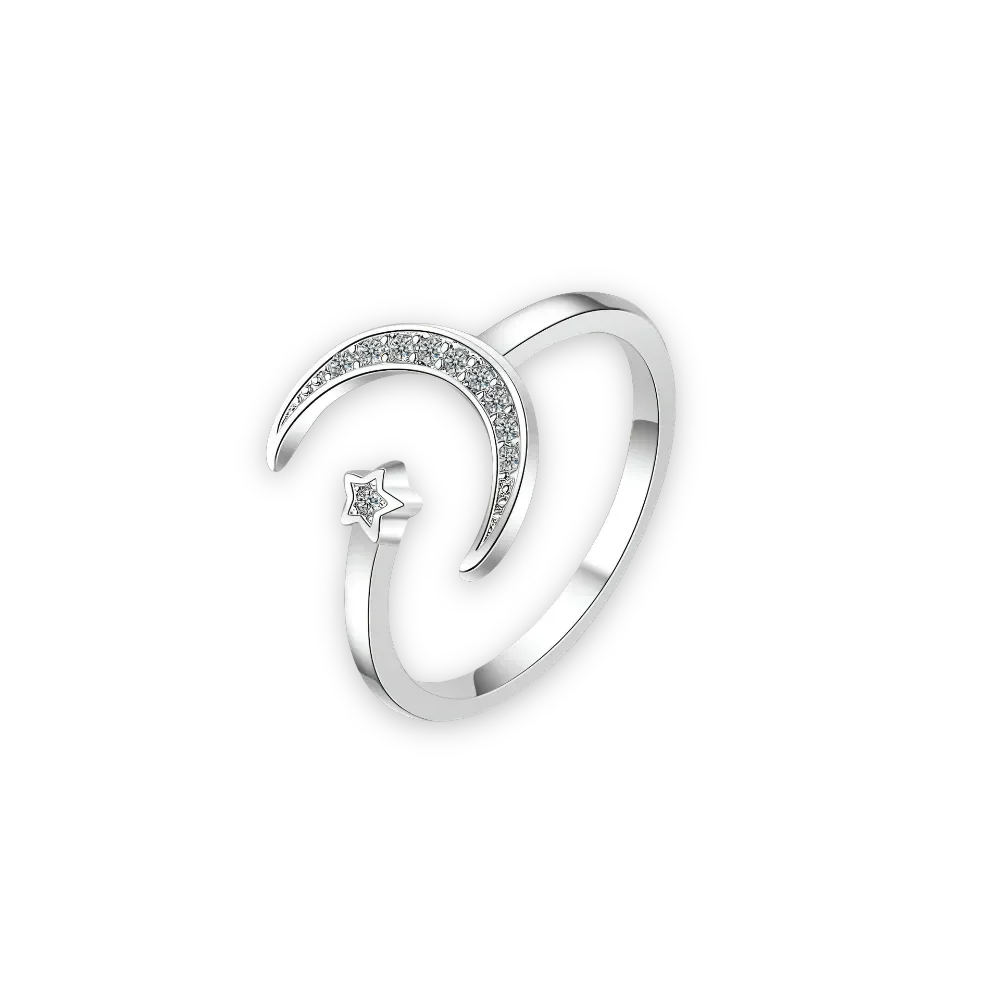 Sterling Luna Ring - SAHARA SUN