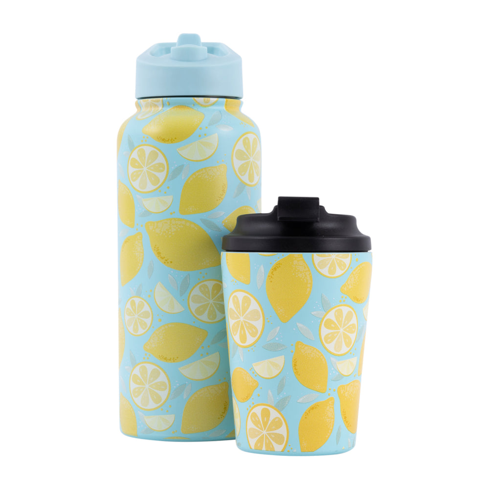 Lemon Insulated Water Bottle 950ml - SPLOSH