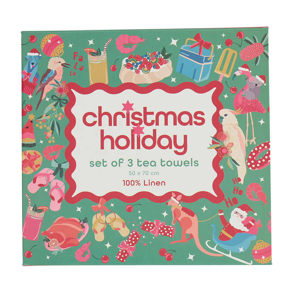 Christmas Tea Towel Set - ANNABEL TRENDS