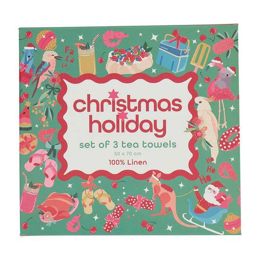 Christmas Tea Towel Set - ANNABEL TRENDS