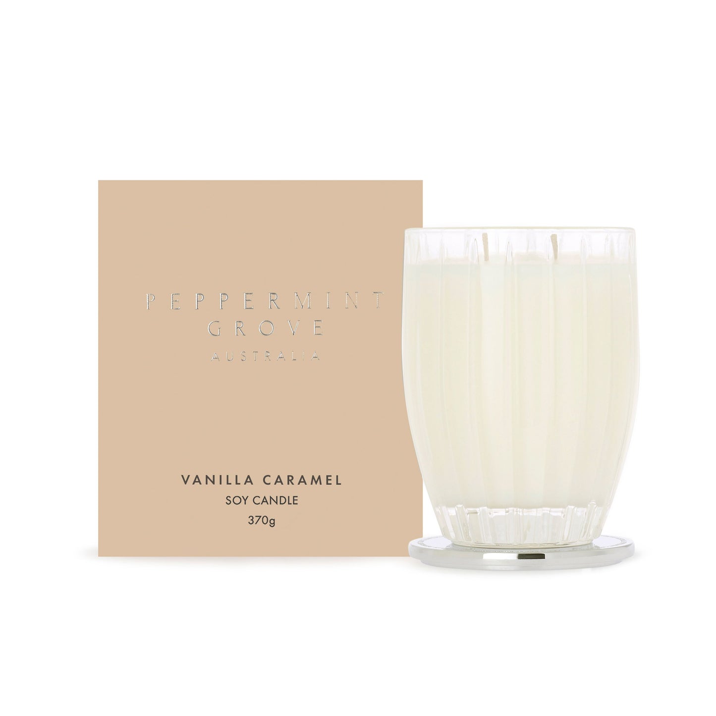 Vanilla Carmel Soy Candle 370g - PEPPERMINT GROVE