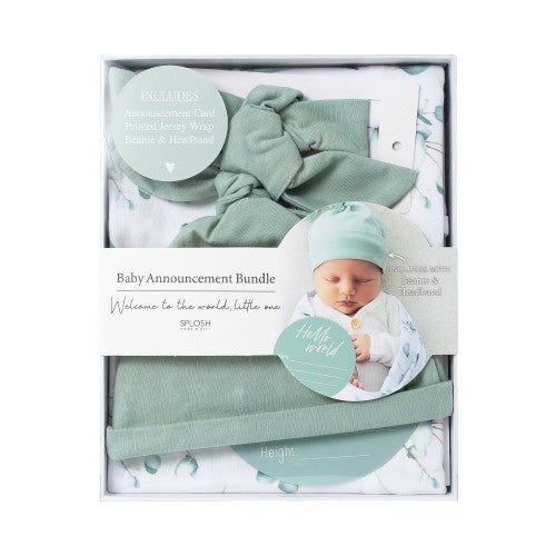 Eucalyptus Baby Announcement Bundle - SPOLSH