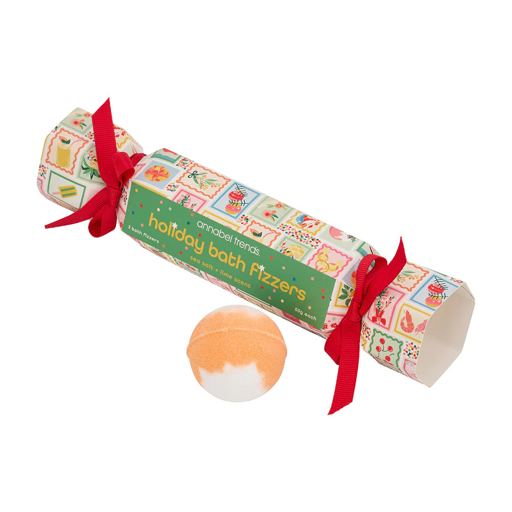 Holiday Bath Fizzers - Sea Salt & Lime Scent