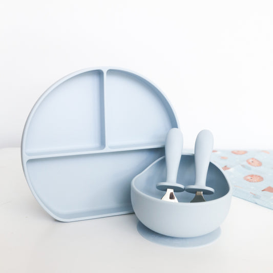 Blue Silicone Suction Plate - SPLOSH