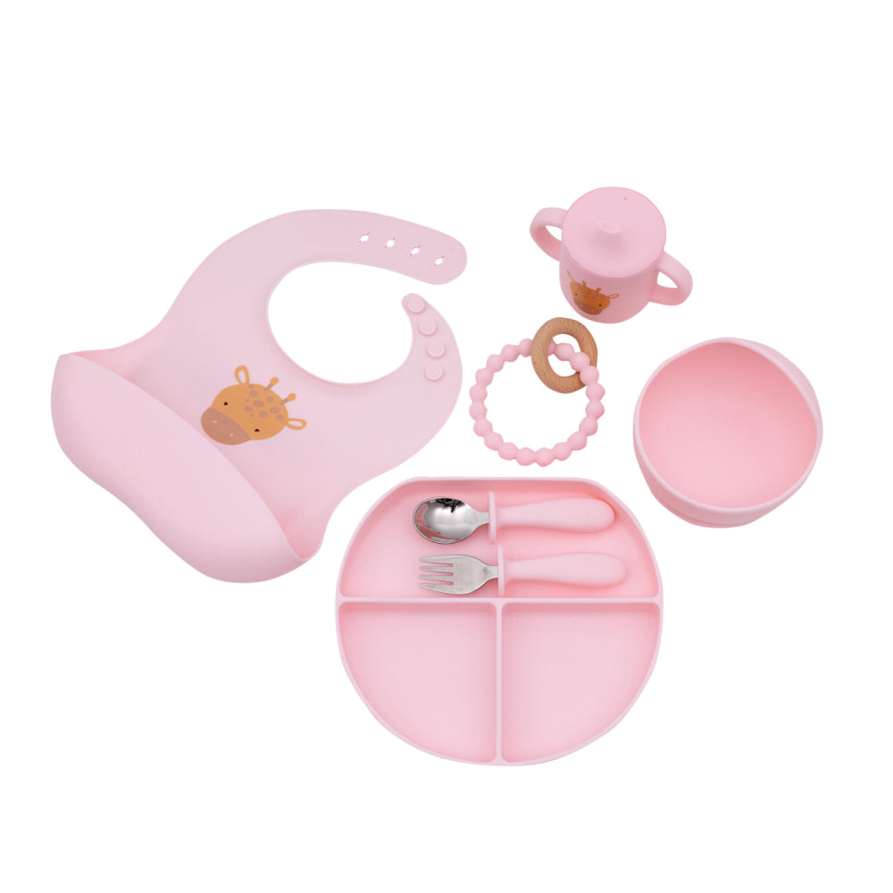 Pink Silicone Suction Bowl - SPOLSH