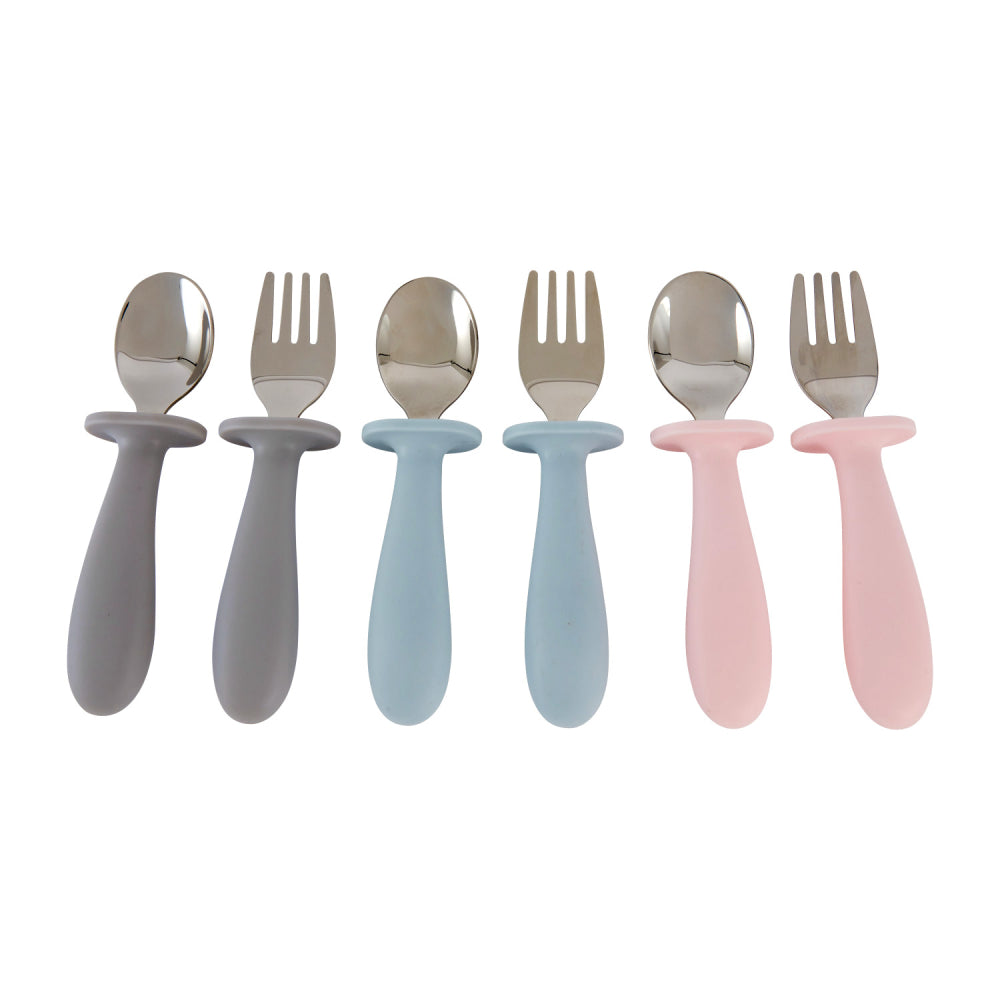 Blue Silicone Cutlery Set - SPOLSH