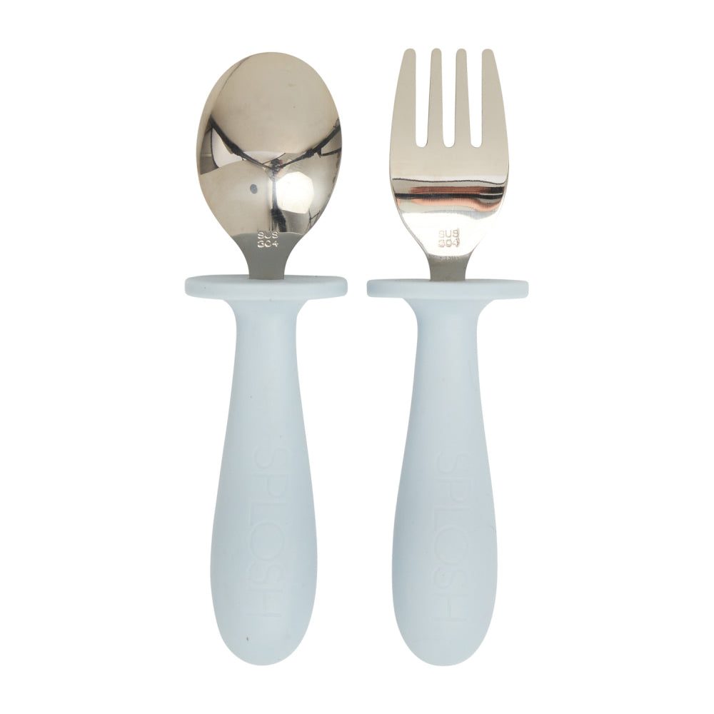 Blue Silicone Cutlery Set - SPOLSH